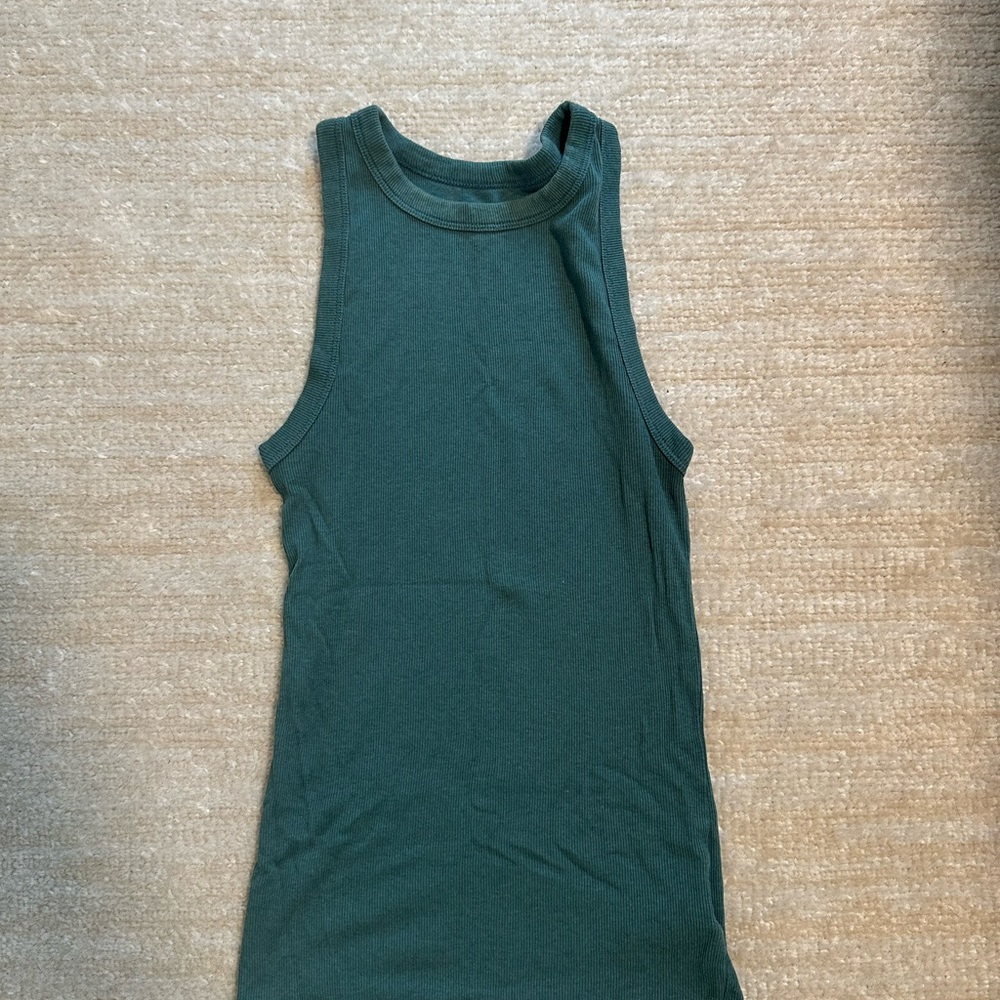 A New Day Teal Green High Neck Tank